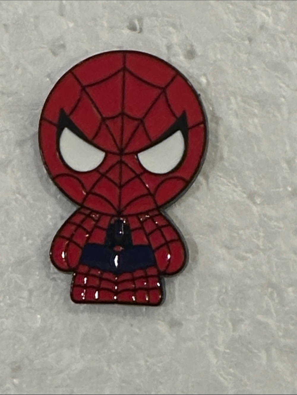 Kids Red Spiderman Enamel Backpack Pin - Spider Hero Accessory